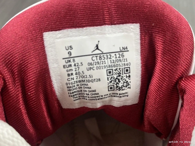 Rep 3 Red Cardinal Jordan Retro CT8532-126 0822